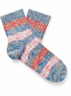 Thunders Love - Island Mélange Recycled Cotton-Blend Socks