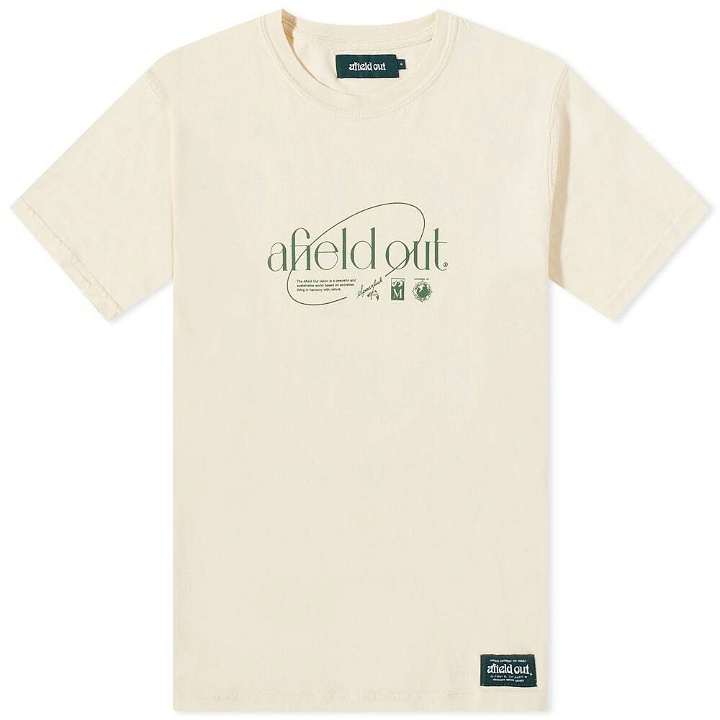 Photo: Afield Out Men's Harmony T-Shirt in Off White