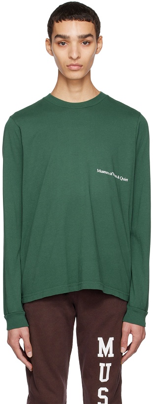Photo: Museum of Peace & Quiet Green 'A Leisure Company' Long Sleeve T-Shirt