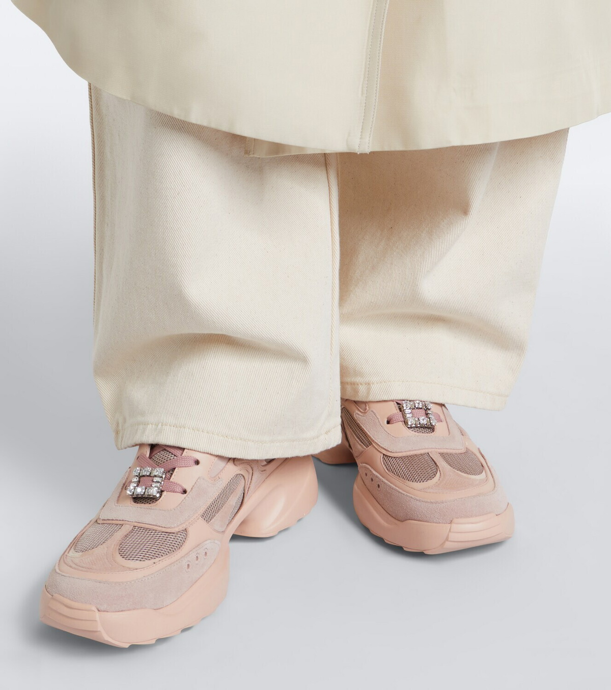 Roger Vivier Viv' On The Run embellished sneakers