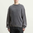 Balenciaga Men's Sweater with Logo in Light Blue