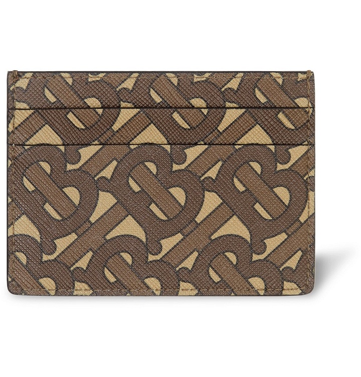 Photo: Burberry - Logo-Print Coated-Canvas Cardholder - Brown