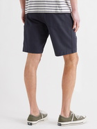 OLIVER SPENCER - Judo Checked Linen Shorts - Blue