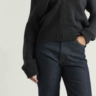 Auralee Women's Hard Twist Denim Pants in Indigo