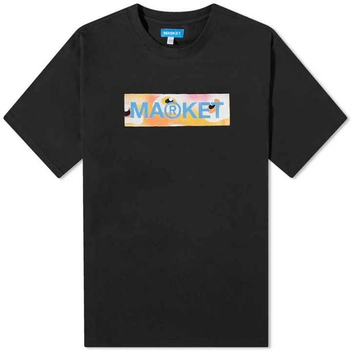 Photo: MARKET Men's Bar Logo T-Shirt in Black