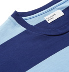 Universal Works - Striped Cotton-Jersey T-Shirt - Blue