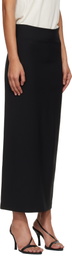 Loulou de Saison Black Samos LDS Grain de Poudre Maxi Skirt