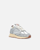Pinko Silver Glittery Laminated Sneakers Silver