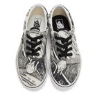 Vans Off-White and Black MoMA Edition Edvard Munch Sneakers