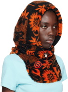Chopova Lowena Black & Orange Hood Beanie