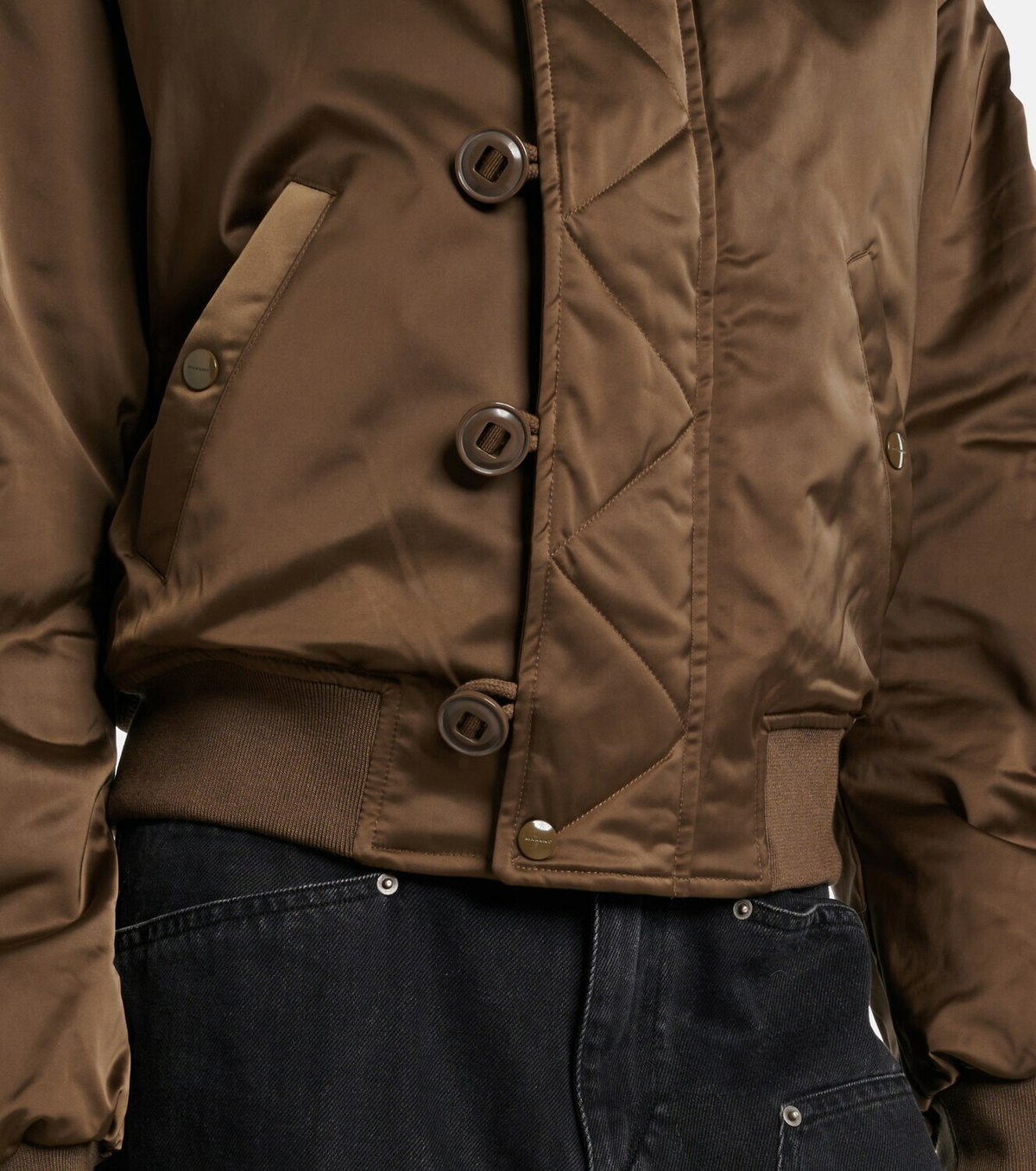 Marant Etoile Elisa hooded bomber jacket