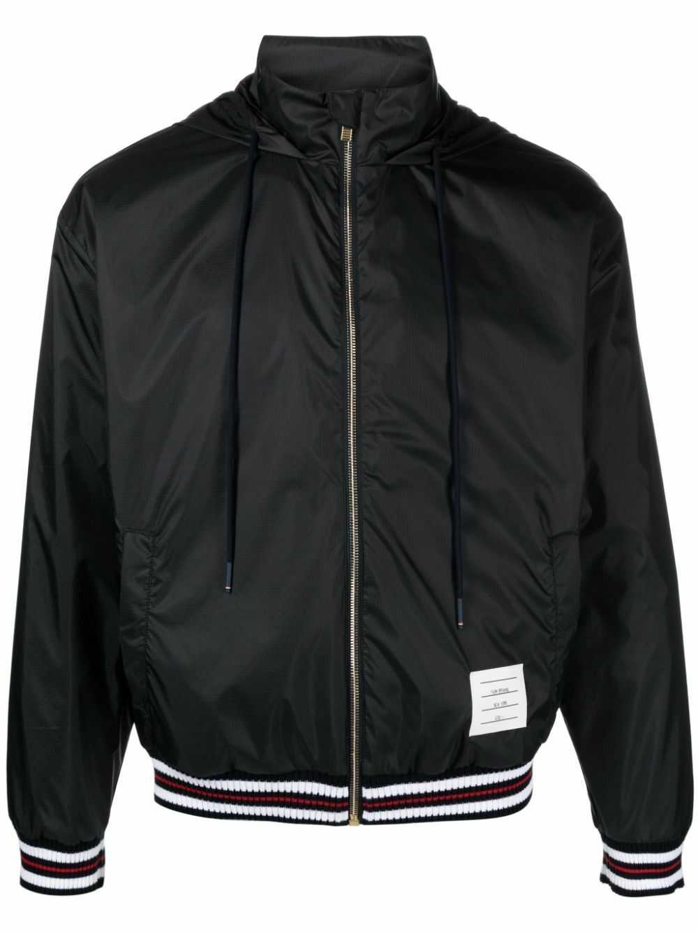 【送料&関税込】Thom Browne Navy Cotton Bomber Jacket Thom Browne Navy 4-Bar Bomber Jacket Thom Browne