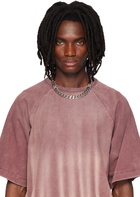 Off-White Arrow Chain Textured Necklace