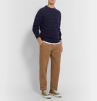 Aspesi - Striped Donegal Wool Sweater - Blue