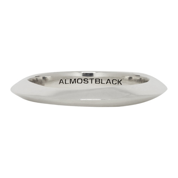 Photo: ALMOSTBLACK Silver Band Ring