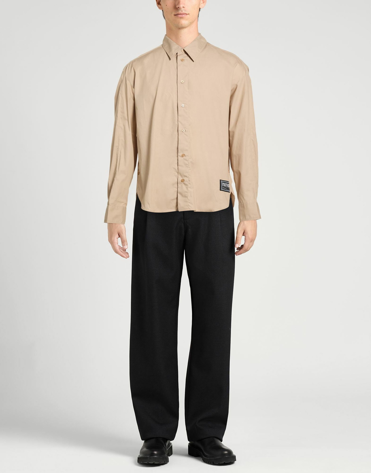 Versace Jeans Couture Mens Shirt in Sand