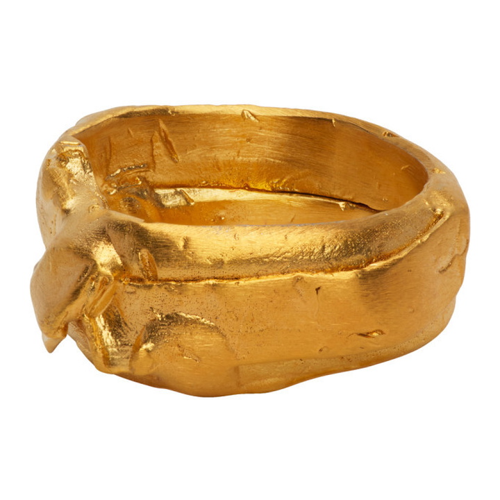 Photo: Rochas Homme Gold Brass Ring