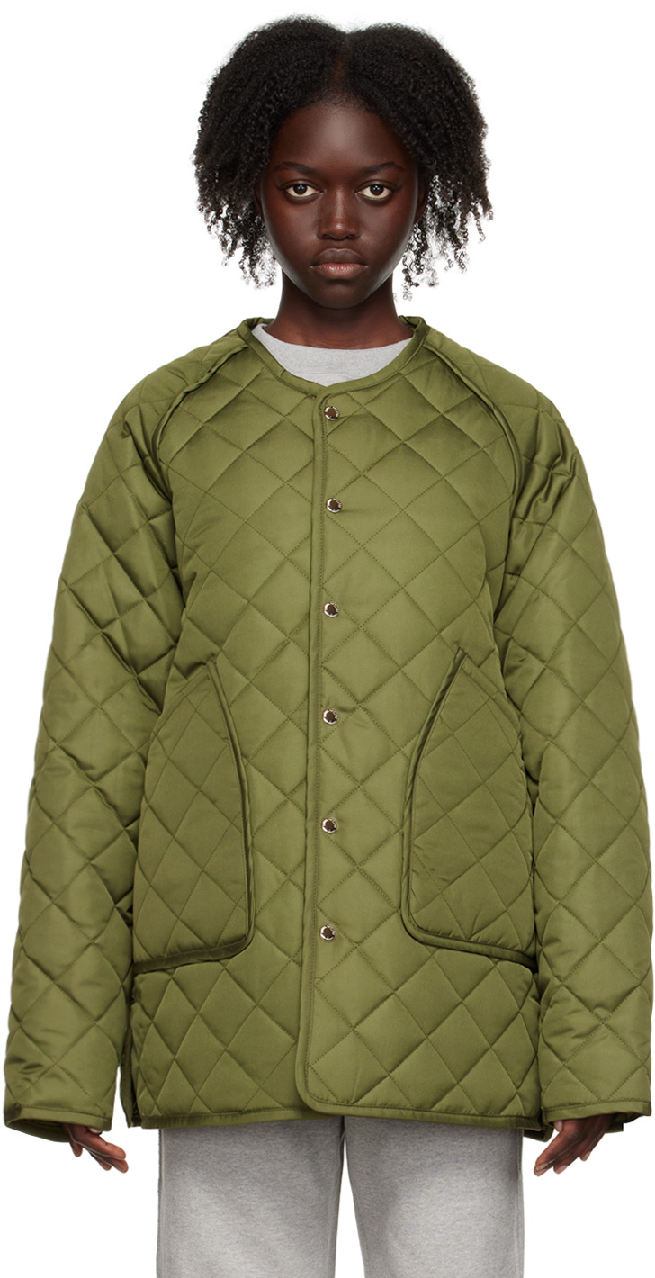 Trunk Project SSENSE Exclusive Khaki Quilted Jacket
