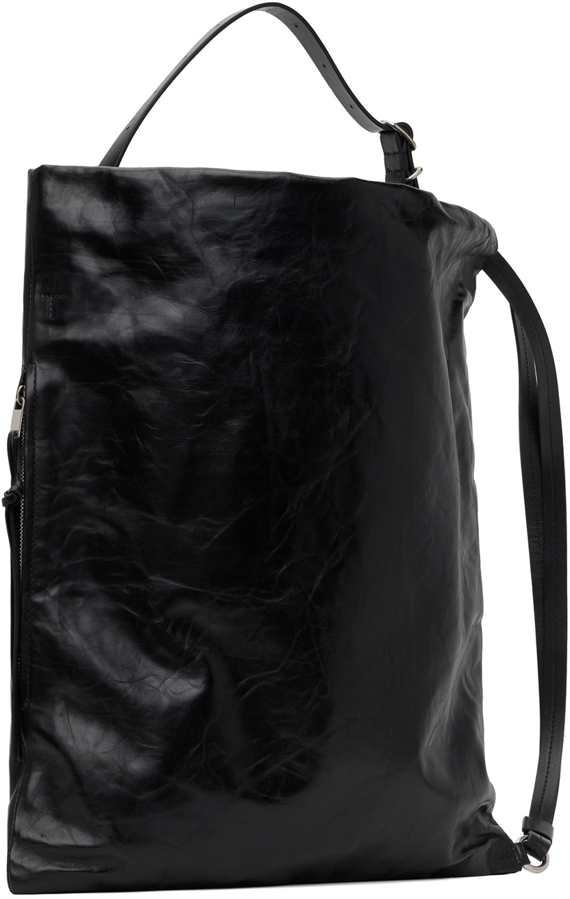 Jil Sander Black Drawstring Bag Jil Sander