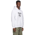 Stussy Grey Embroidered Flight Hoodie