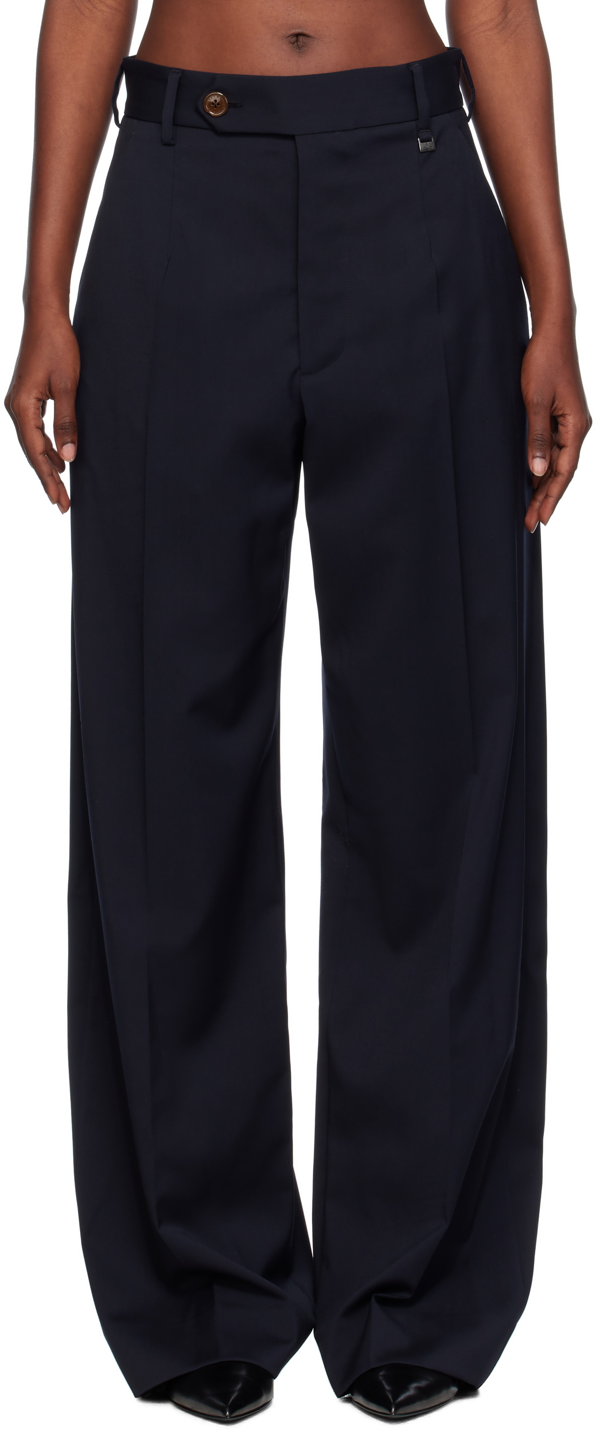 Vivienne Westwood - Tartan wool high-rise pants Vivienne