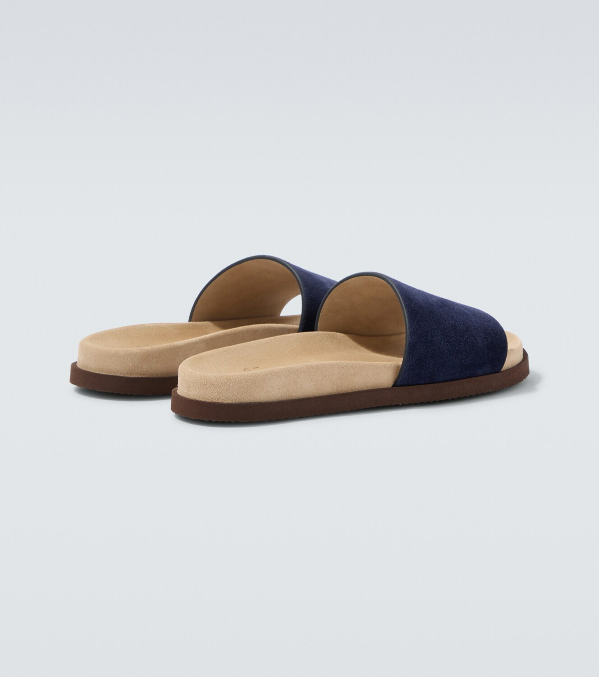 Brunello Cucinelli Suede slides