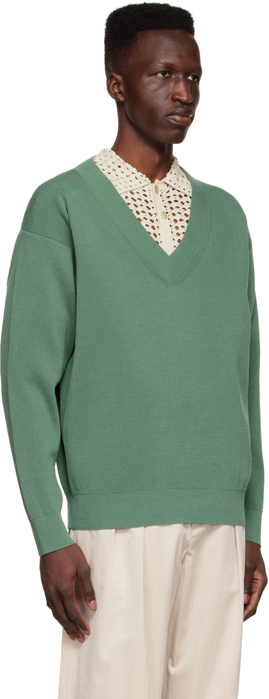 Green deals wool sweater