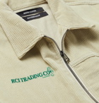 Reese Cooper® - Logo-Detailed Twill-Trimmed Cotton-Corduroy Jacket - Neutrals