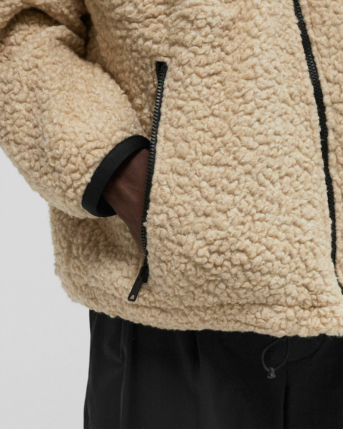 Napapijri T-JAMAN FZ HOODIE Beige Mens Fleece Jacket