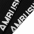 Ambush Men's Logo Sock in Black/White