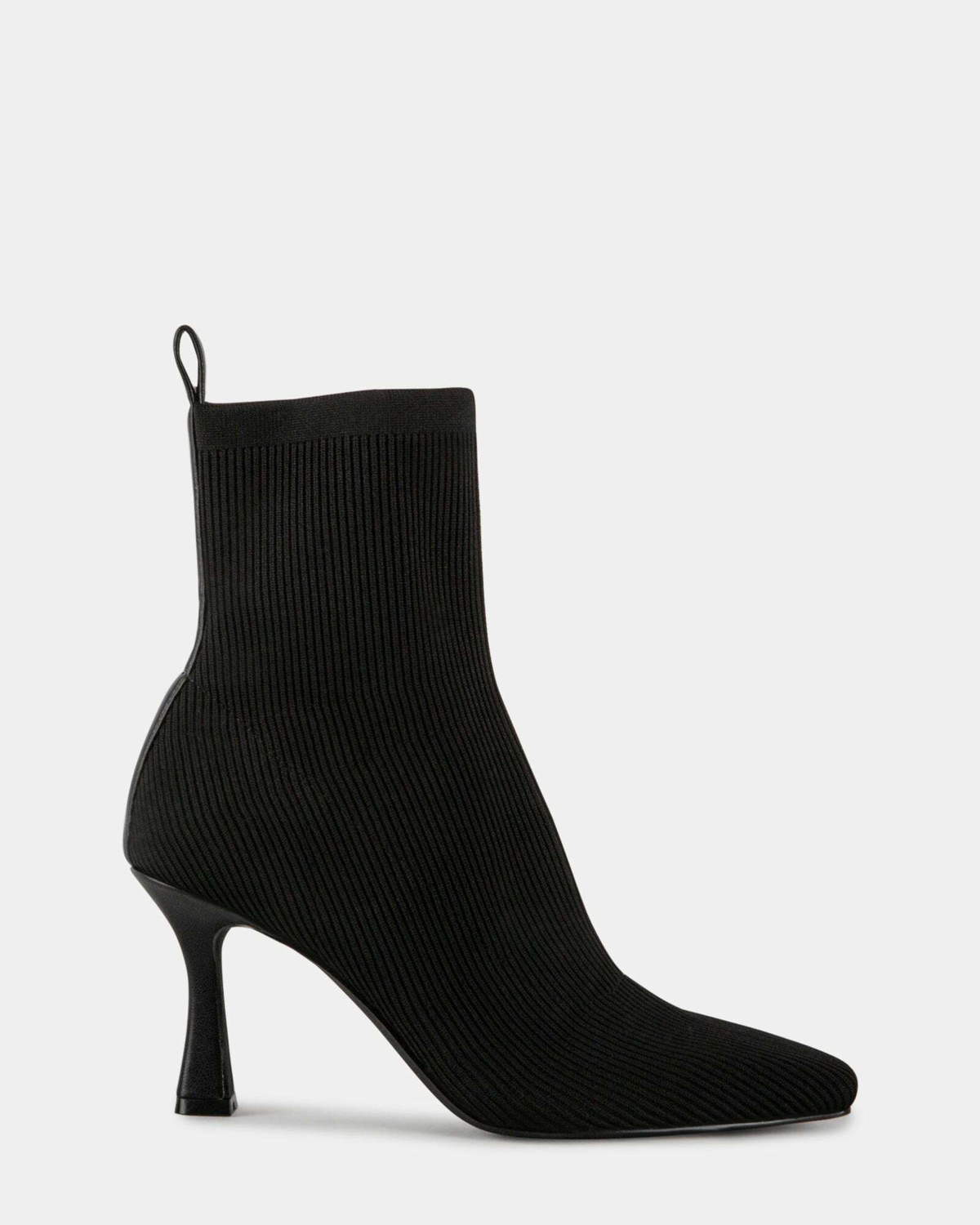 Steve Madden Freida Booties in Black Knit