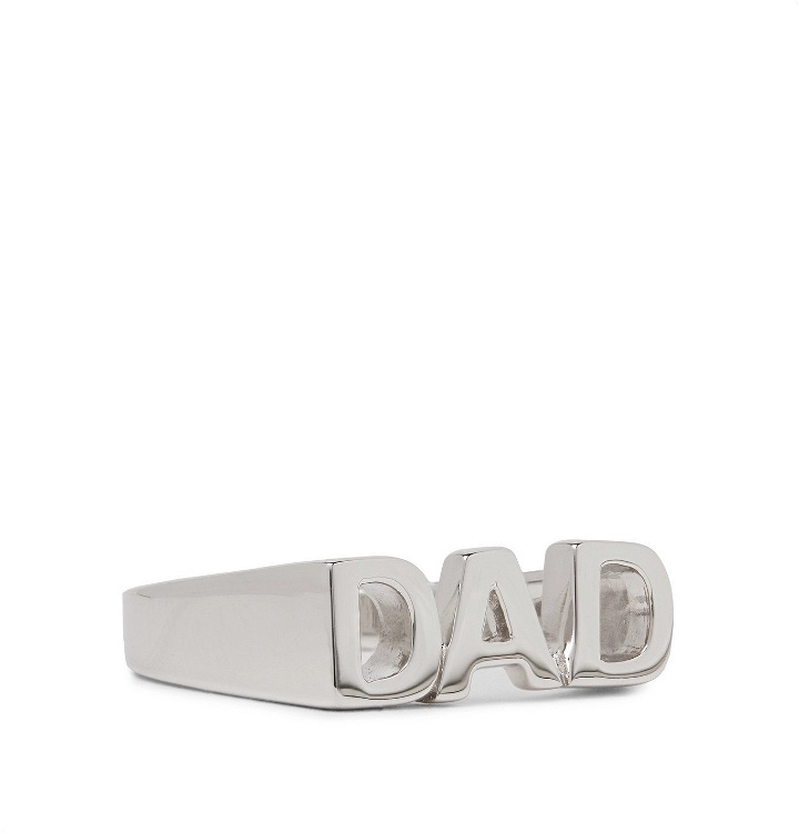 Photo: Maria Black - Dad Rhodium-Plated Ring - Silver