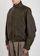 Calvin Klein Donald Patch-pocket Waxed Cotton Jacket Brown
