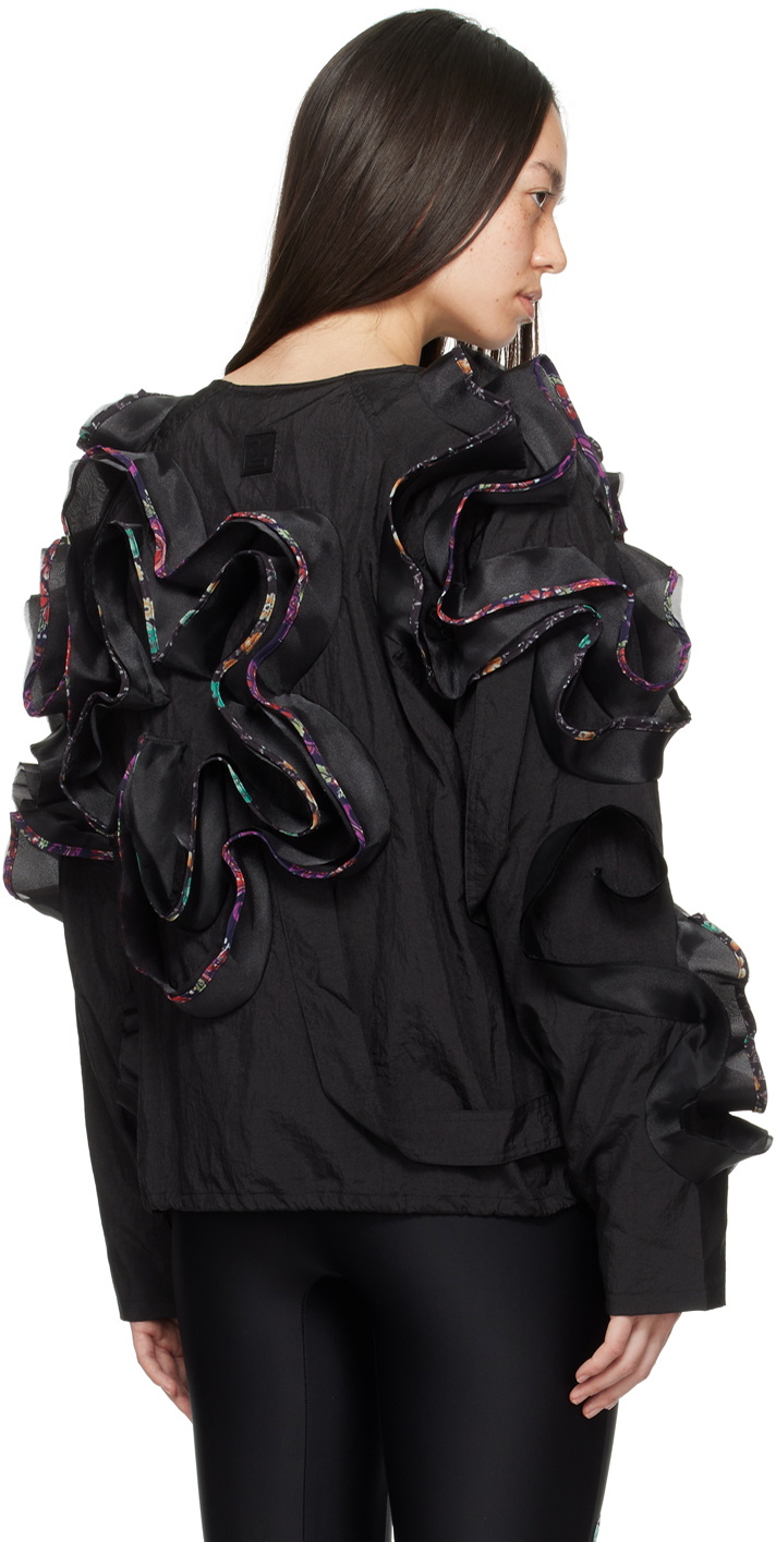 J.Kim Black Quilling Jacket