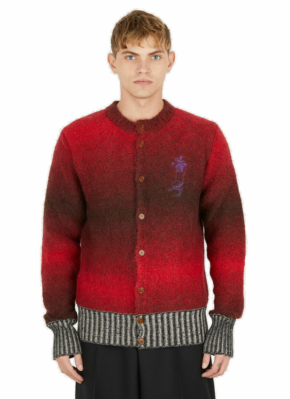 Photo: Ombre Cardigan in Red