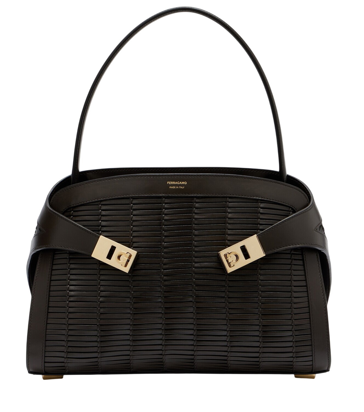 Ferragamo - Gancini Small leather tote bag Salvatore Ferragamo