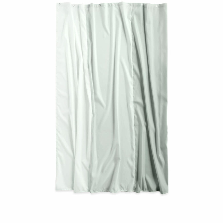 Photo: HAY Aquarelle Vertical Shower Curtain in Eucalyptus