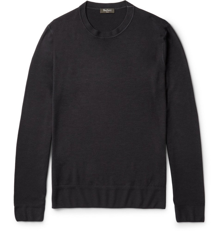 Photo: Berluti - Wool Sweater - Men - Black