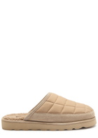 Polo Ralph Lauren Quilted Shell Slippers Brown