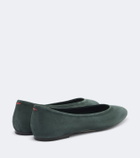 Aeyde Ellie suede ballet flats