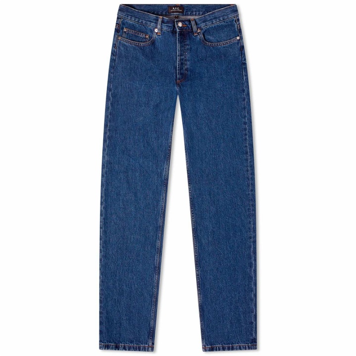 Photo: A.P.C. Men's Martin Jeans in Washed Indigo