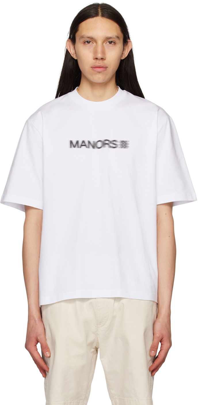 Manors Golf White Focus T-Shirt