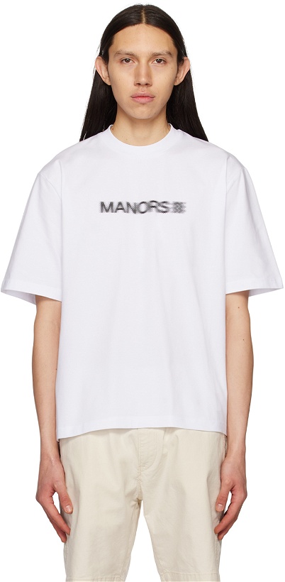 Photo: Manors Golf White Focus T-Shirt
