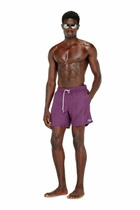Diesel Swim shorts with metallic Oval D logo - Swim shorts Mens in Violet