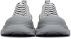 Alexander McQueen Grey Driver Tread Slick Low Sneakers