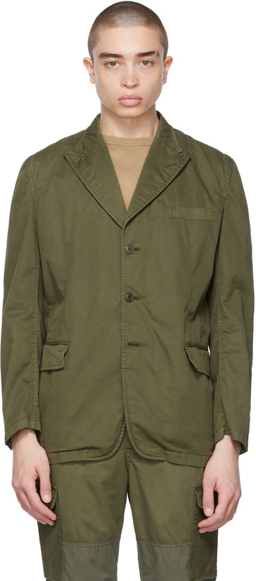 Photo: Comme des Garçons Homme Khaki Twill Blazer