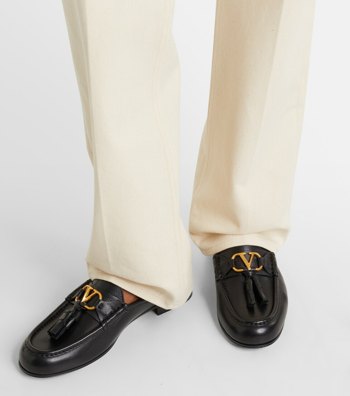 Valentino Garavani VLogo leather loafers