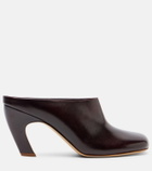 Le Monde Béryl Mica 80 leather mules