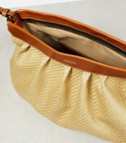 Isabel Marant - Luz raffia-effect clutch