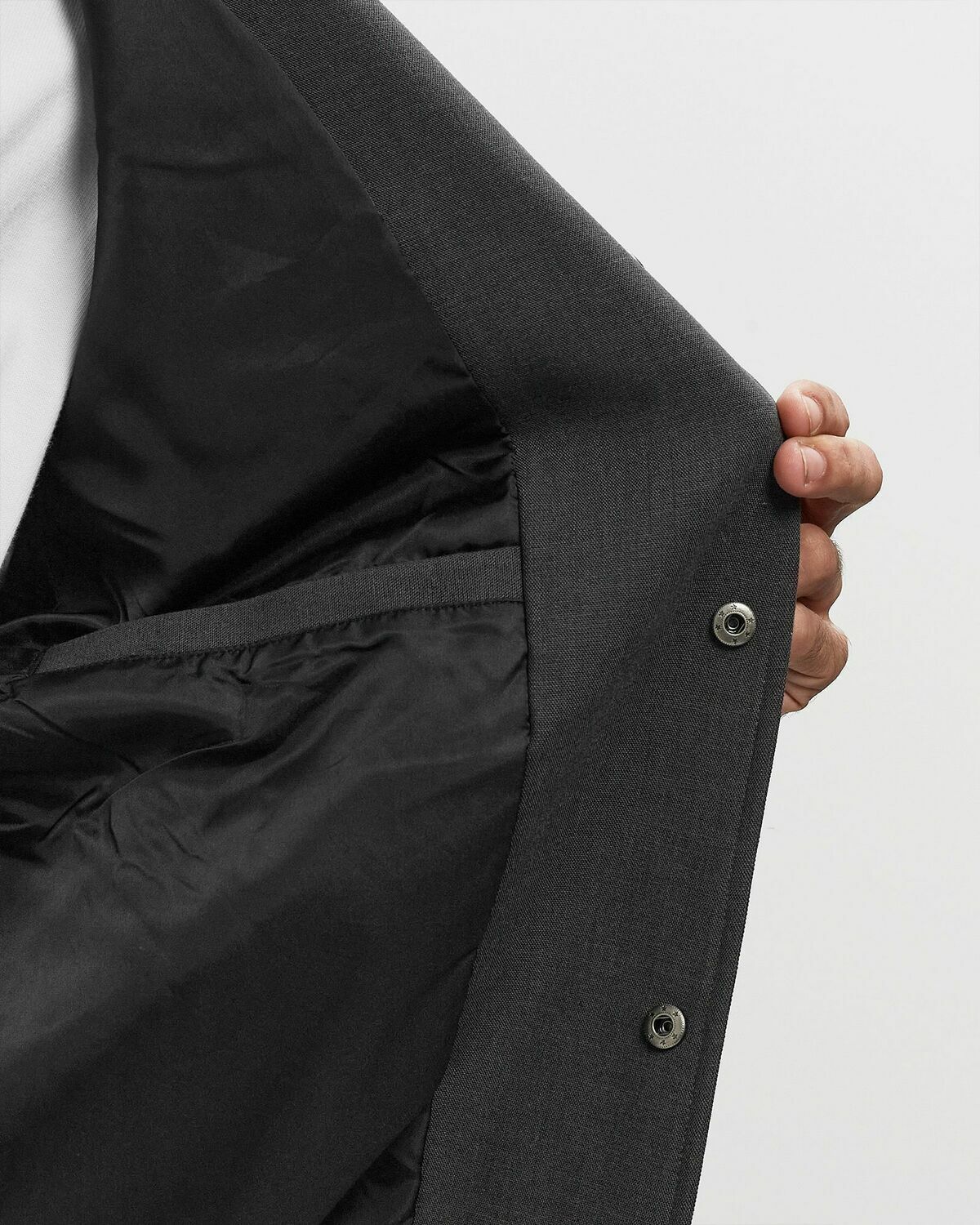 ølåf Wool Coach Jacket Grey Overshirts